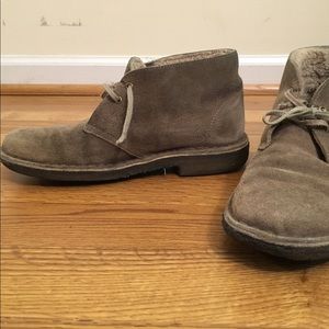 Clarks original desert boot shearling lined